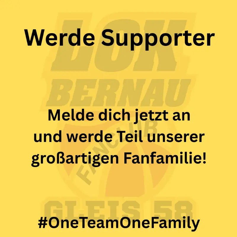 Werde Supporter 6 - Aufruf