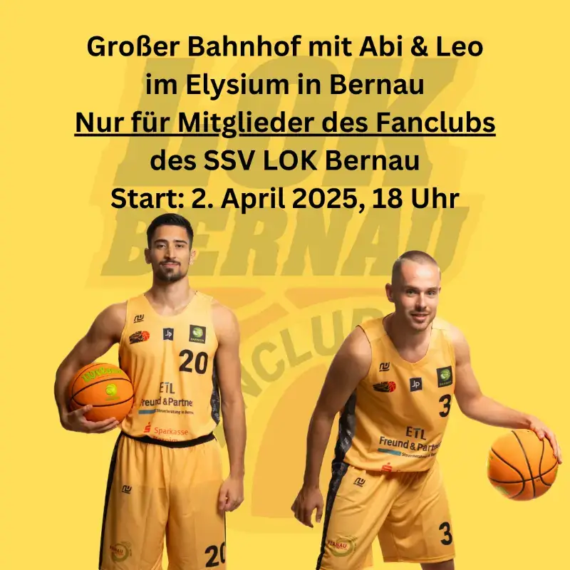 Fanclub trifft Lok - April 2025 Abi und Leo